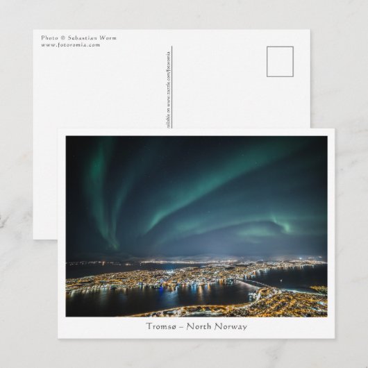 Tromso Norwegen Postkarte (Vorne/Hinten)