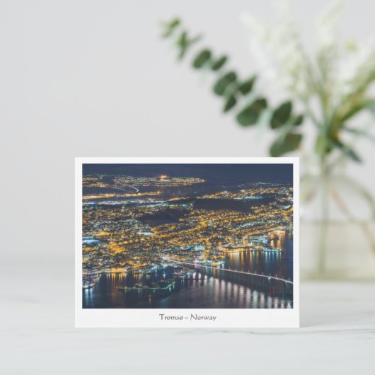 Tromso Norwegen Postkarte (Stehend Vorderseite)