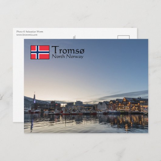 Tromso Norwegen Postkarte (Vorne/Hinten)