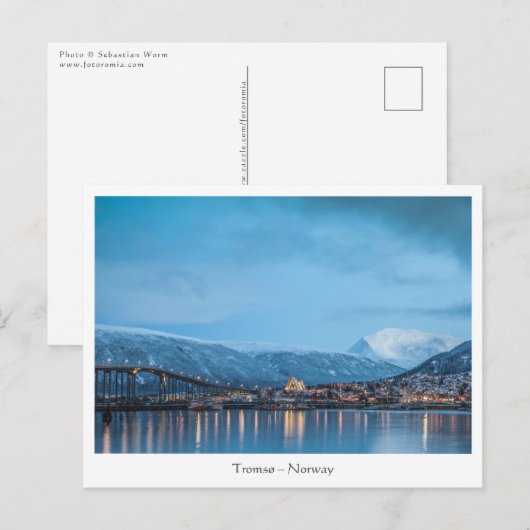 Tromso Norwegen Postkarte (Vorne/Hinten)