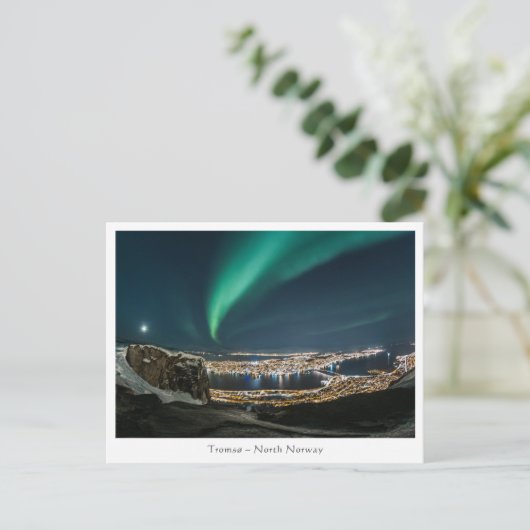 Tromso Norwegen Postkarte (Stehend Vorderseite)
