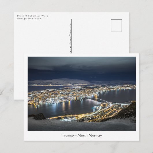 Tromso Norwegen Postkarte (Vorne/Hinten)