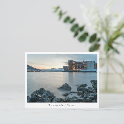 Tromso Norwegen Postkarte (Stehend Vorderseite)