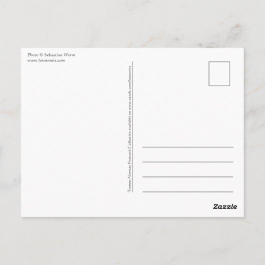 Tromso Norwegen Postkarte (Rückseite)