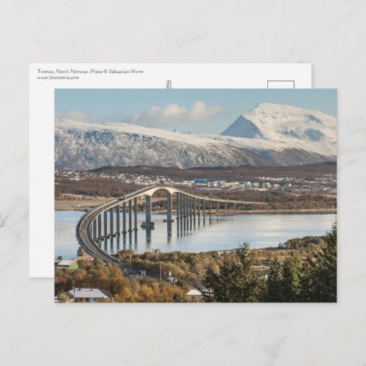 Tromso Norwegen Postkarte (Vorne/Hinten)