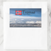 Tromso Norwegen Rechteckiger Aufkleber (Tasche)