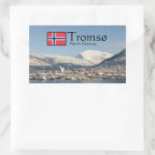 Tromso Norwegen Rechteckiger Aufkleber (Tasche)