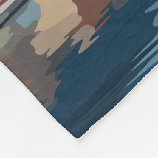 Tromso Norwegen Reisen Vintag Fleecedecke (Ecke)