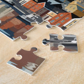 Tromso Norwegen Reisen Vintag Puzzle (Seite)