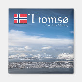 Tromso Norwegen Souvenir Magnet (Vorne)