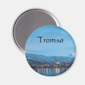 Tromso Norwegen Souvenir Magnet (Vorderseite/Rückseite)
