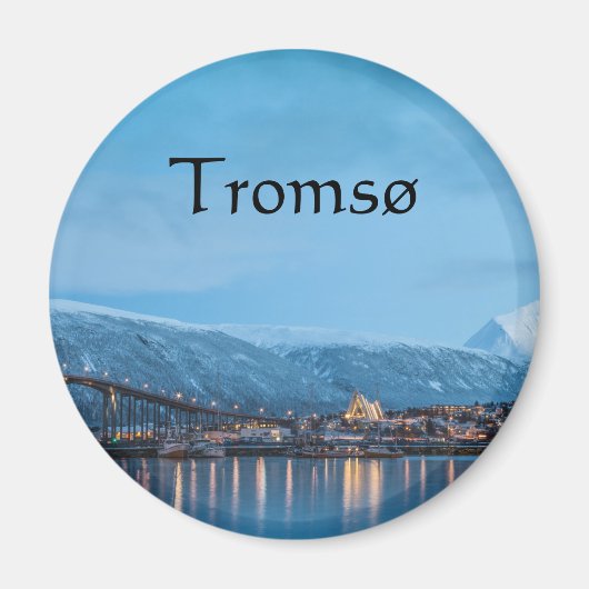 Tromso Norwegen Souvenir Magnet (Vorne)