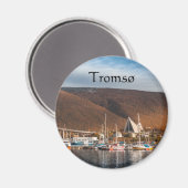 Tromso Norwegen Souvenir Magnet (Vorderseite/Rückseite)
