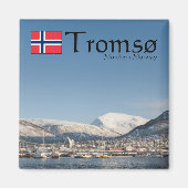 Tromso Norwegen Souvenir Magnet (Vorne)