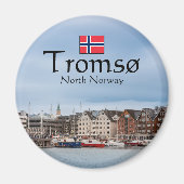 Tromso Norwegen Souvenir Magnet (Vorne)
