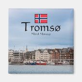 Tromso Norwegen Souvenir Magnet (Vorne)
