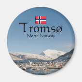 Tromso Norwegen Souvenir Magnet (Vorne)