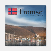 Tromso Norwegen Souvenir Magnet (Vorne)