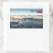 Tromso Norwegen Souvenir Rechteckiger Aufkleber (Tasche)