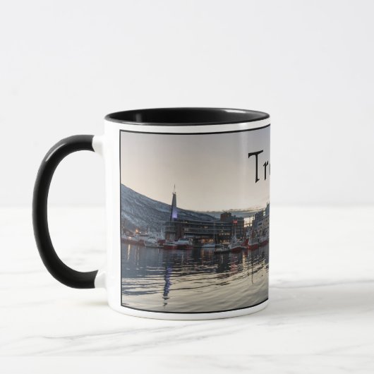 Tromso Norwegen Souvenir Tasse (Links)