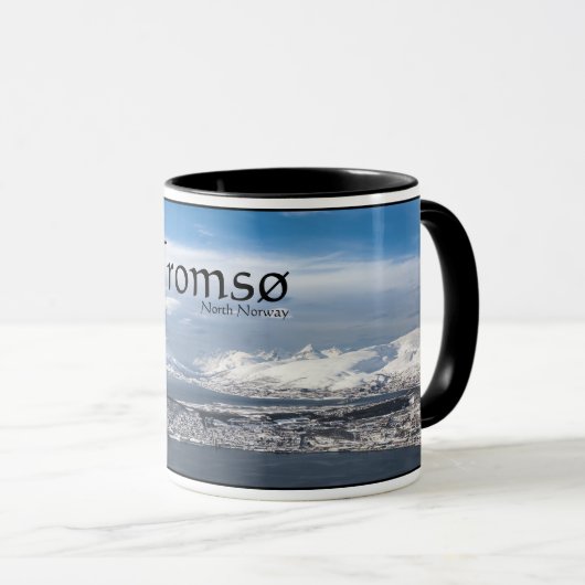 Tromso Norwegen Tasse (VorderseiteRechts)