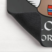 Tromso Norwegen Viking Hut Mousepad (Ecke)
