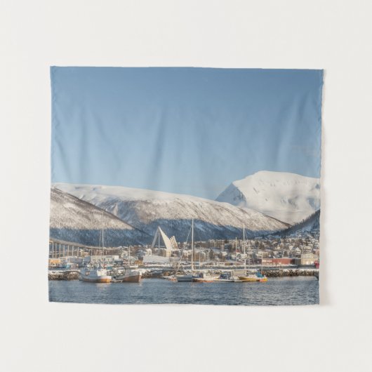 Tromso Norwegen Wandteppich (Vorderseite (Horizontal))