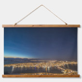 Tromso Norwegen Wandteppich Mit Holzrahmen (Vorne)