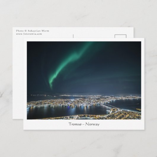 Tromso Postkarte (Vorne/Hinten)