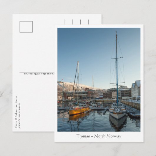 Tromsø Postkarte (Vorne/Hinten)