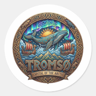 TROMSO RUNDER AUFKLEBER