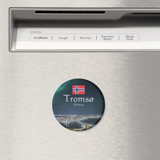 Tromso Souvenir Magnet (In Situ (Geschirrspüler))