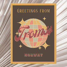 Tromsø Tromso Norwegen Retro Vintage Postkarte