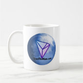 Tron2theMoon für Fans von Tron-Kryptowährung Kaffeetasse (Links)