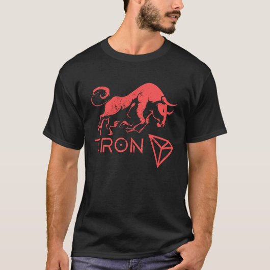 TRON Crypto Millionaire BULLRUN HODL TRX Token to T-Shirt (Vorderseite)