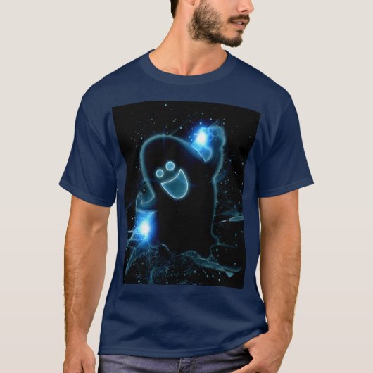 Tron-esqe  Gabbie the Ghost  T-Shirt (Vorderseite)