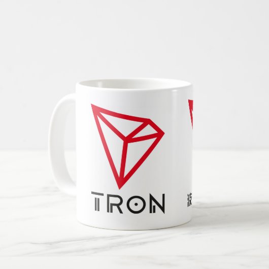 TRON KAFFEETASSE (Vorderseite Links)