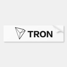 TRON TRX Cryptocurrency Autoaufkleber