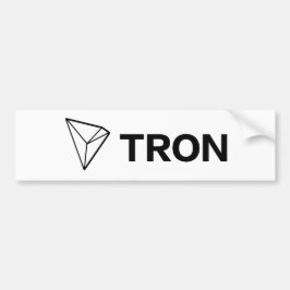 TRON TRX Cryptocurrency Autoaufkleber