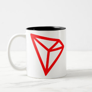 tron-trx-Logo Zweifarbige Tasse