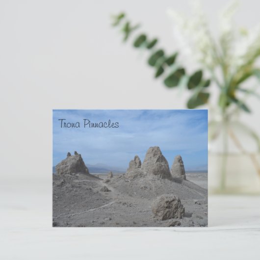 Trona Pinnacles Postkarte (Stehend Vorderseite)