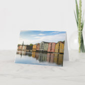 Trondheim Houses Norwegen Karte (Vorderseite)