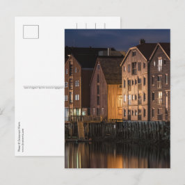 Trondheim Houses Postkarte