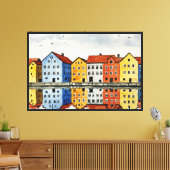 Trondheim Leinwanddruck (Insitu (Wohnzimmer))