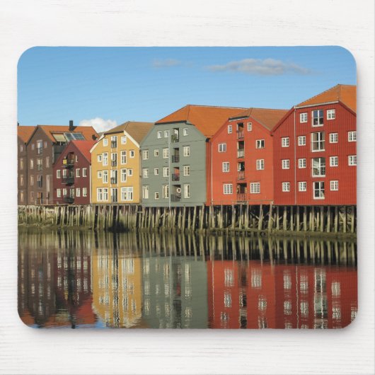 Trondheim Norwegen Card Mousepad (Vorne)