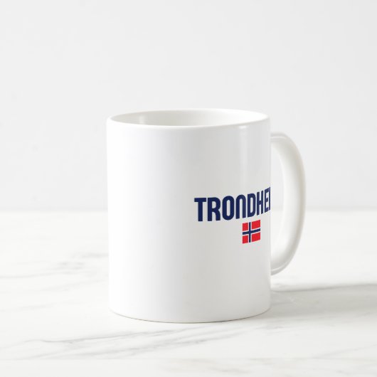 TRONDHEIM Norwegen Kaffeetasse (VorderseiteRechts)