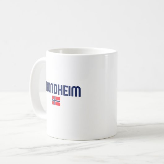 TRONDHEIM Norwegen Kaffeetasse (Vorderseite Links)