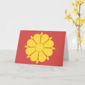 Trondheim Norwegen Karte (Gelbe Blume)