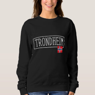 Trondheim Norwegen Land Familienreise Reise Kinder Sweatshirt