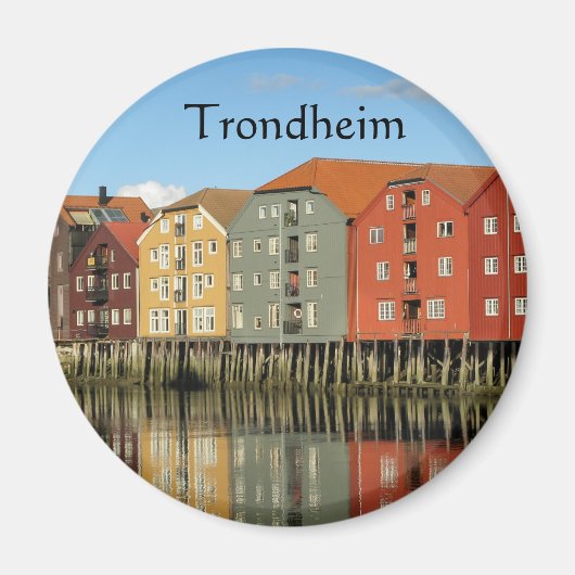Trondheim Norwegen Magnet (Vorne)
